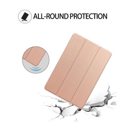 Case for DOOGEE T36(2025) Android 15 Tablet 12 inch,Hard PC and Premium PU Stand Cover Ultra Lightweight Slim Shell Stand Cover for T36， Gold