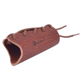 Leather Axe Collar Guard, Axe Handle Wraps Covers for Gardening Picks or Camping Axes Protector (Axe Collar 03)