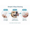 Pet Guru Disposable Dental Cleaning Finger Wipes for Dogs &