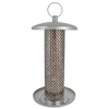Fallen Fruits Ltd FB394 STAINLESS STEEL NUT FEEDER Bird, Silver,