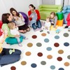 48Pcs Circle Carpet Spots for Classroom Seat Position Dots Removable