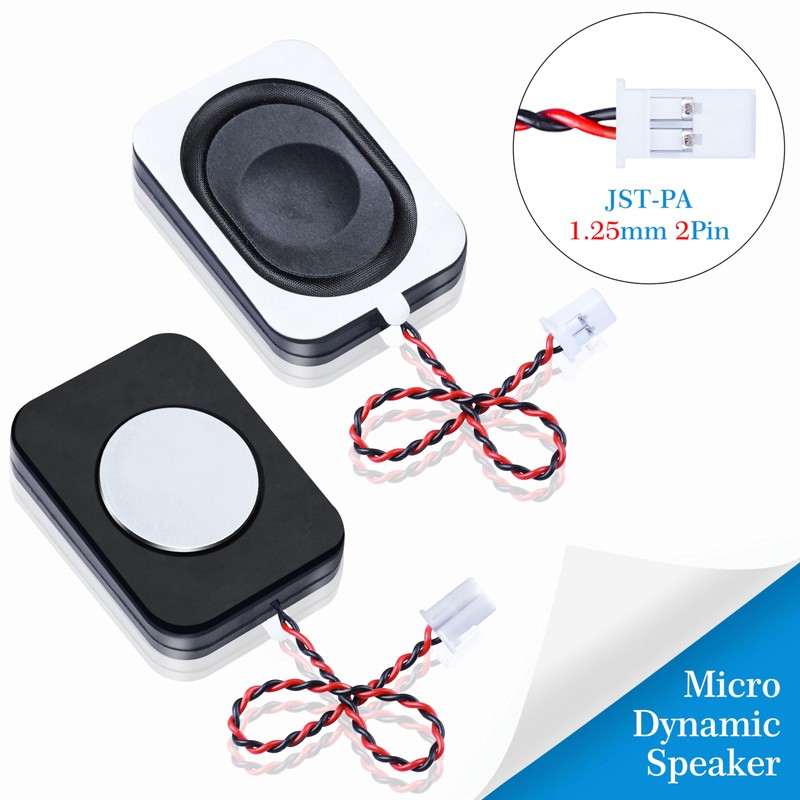 CQRobot 2Pcs/1Pair 35mm*25mm*6.8mm Side Sound 8ohm 2watt/3watt Rectangle Cavity Speakers