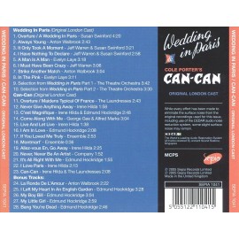 ORIGINAL LONDON CAST WEDDING IN PARIS / CAN-CAN (ORIGINAL LONDON CASTS) NEW CD