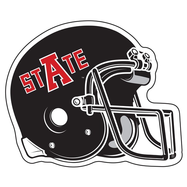 Craftique Arkansas State Indians Decal (A-State Helmet Decal (3",6",12"), 12 in)