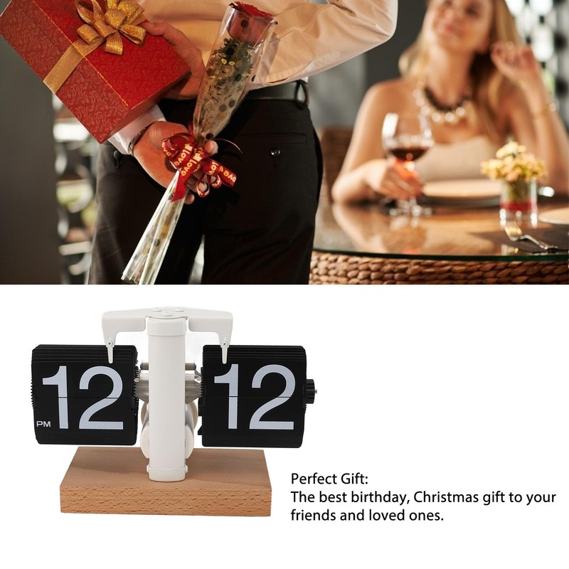 Flip Desk Clock, Digital Flip Clock, Auto Flip Clock, Suitable