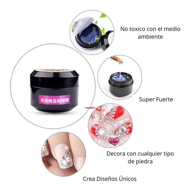 Universo en Linea Gel De Construcción Pegamento P/ Cristales Y
