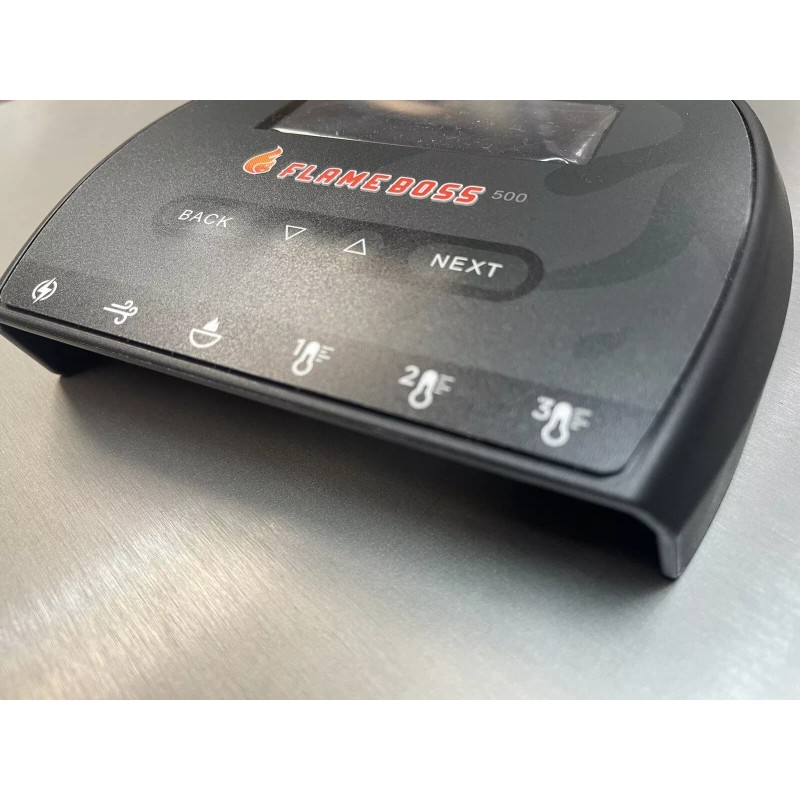 Flame Boss 500 Smoker/Grill Thermometer Front Enclosure w Membrane Switch,