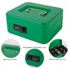 xydled Cash Box with Money Tray,Locking Cash Box with Combination