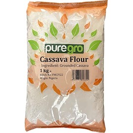 Puregro Cassava Flour 1kg, Pack of 1