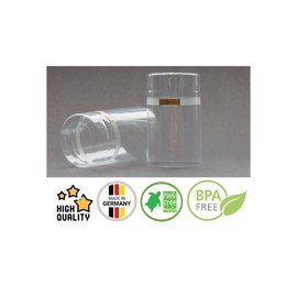 AE-GLAS Schrumpfkapseln transparent mit Abrißband (⌀ = 32.5mm/Länge = 55mm) für Flaschen Korken (50, Stück)