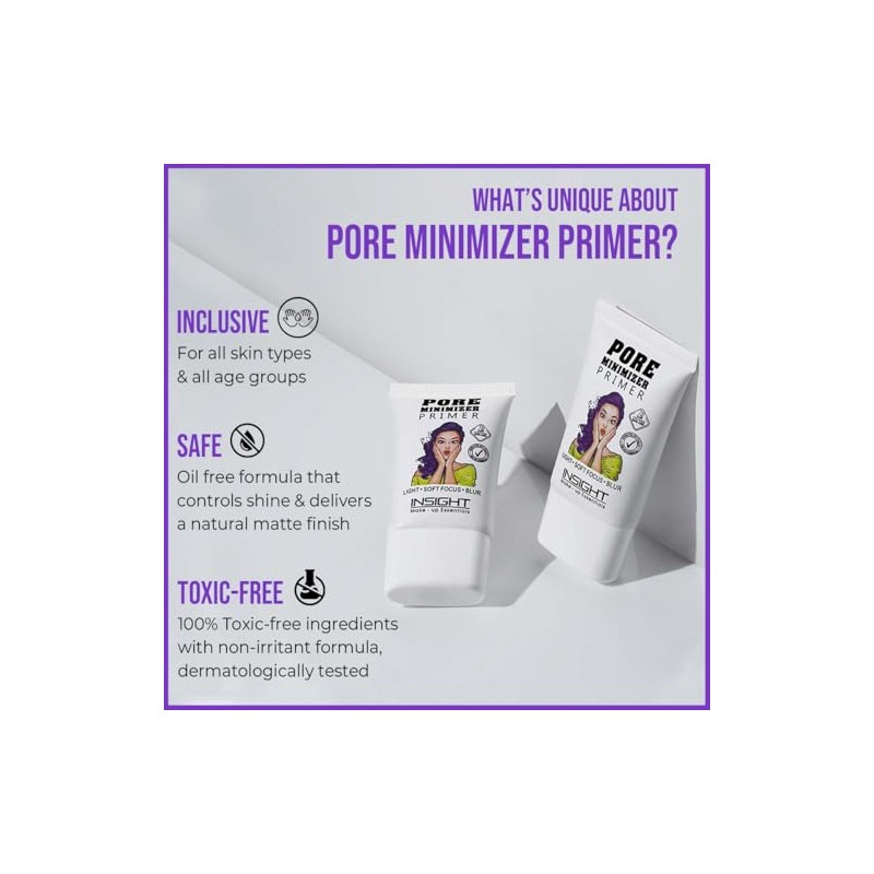 INSIGHT Prebase Minimizadora De Poros 10 Ml, Transparente