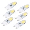 6PCS G9 LED COB Light Bulb 500LM Ceiling Lamp Bulb
