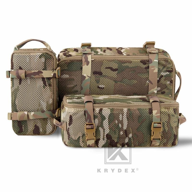 KRYDEX Tactical Modular Pouch Set Outdoor Backpack Organizer Travel Suitcase