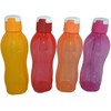 Tupperware Aquaslim Flip Top Water Bottle 750ml - 4pcs set