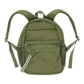 Victoria's Secret PINK Quilted Puffer Backpack (Olive)