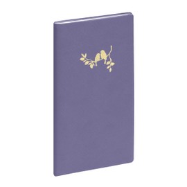 Exacompta - Ref 1701267E - 1 Pocket Diary SAS 17 Elise 9 x 17.5 cm Weekly Diary September 2025 to August 2026 - Purple
