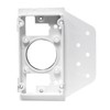 Central Vacuum Cleaner White PVC Inlet Mounting Plate