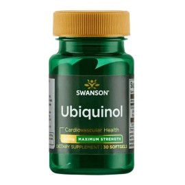 Swanson Ubiquinol - Fuerza Máxima 200 Mg 30 Sgels Sabor Sin Sabor
