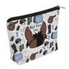 WZJHCL Horse Show Makeup Pouch Equestrian Trainer Cosmetic Kit Bag