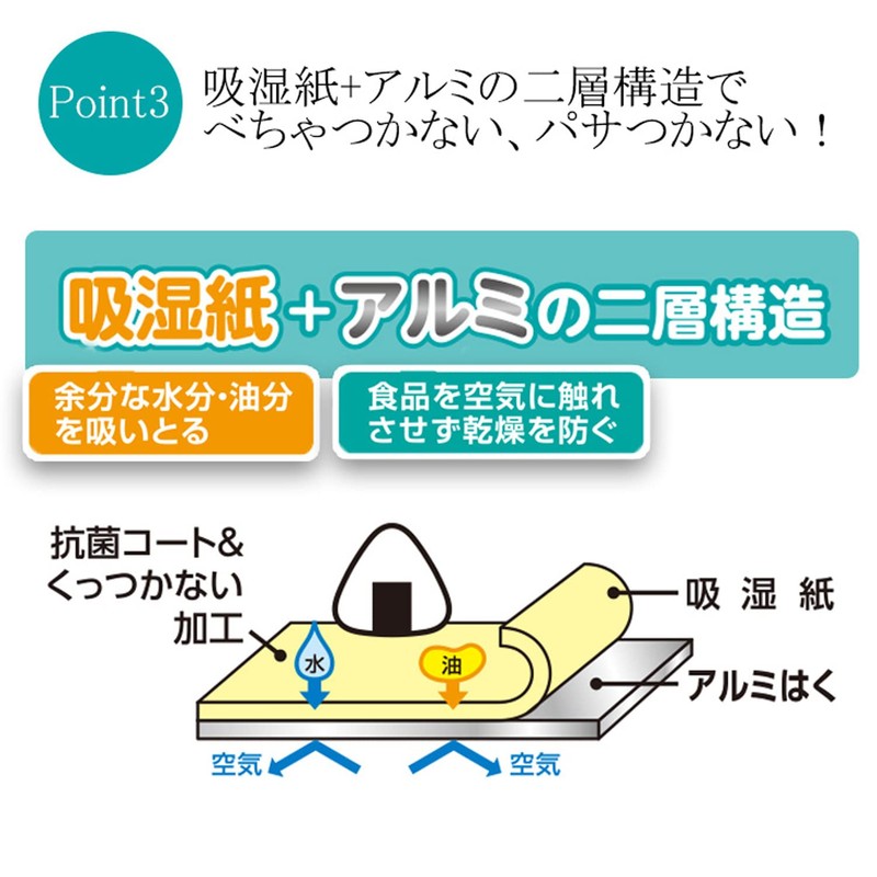 Toyo Aluminum Rice Ball Foil Onigiri Moomin Antibacterial, Delicious Keep,