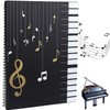 Yharnamite Music File Binder - A4 Score Folder, Waterproof Writable