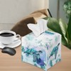 ZFRXIGN Hippie Sea Turtle Tissue Holder Square Tissue Box Cover