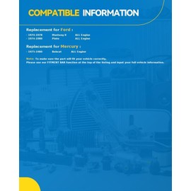 PHILTOP Manual Steering Rack and Pinion Replacement For 1974-1978 Mustang II, 1974-1980 Pinto, 1975-1980 Bobcat Replace 23-1700, 231700