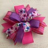 Handmade 10" Spring Wreath Bow, Easter Lantern Bow - Pink
