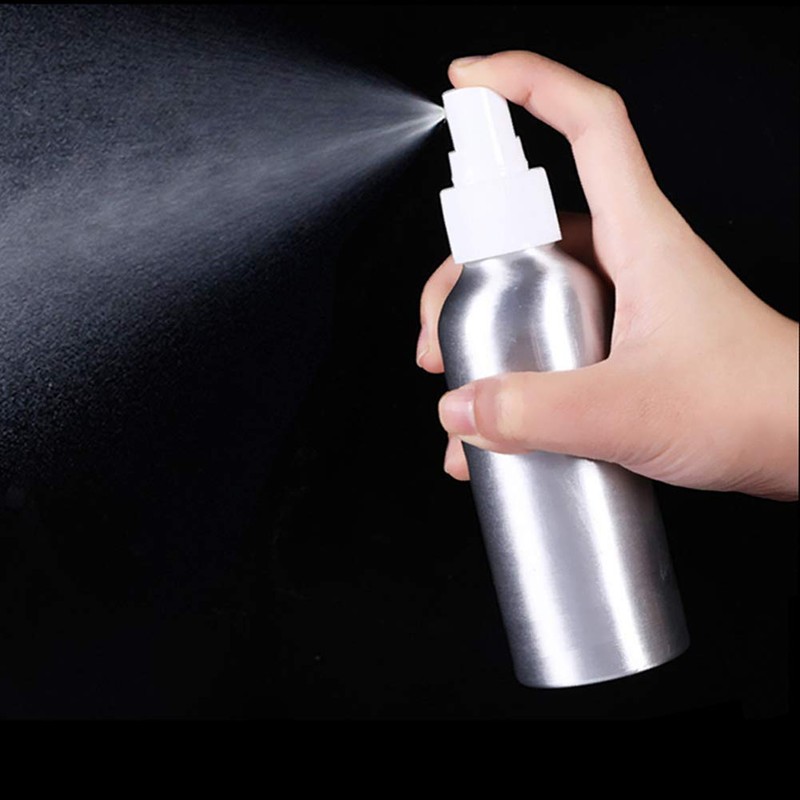 Constore 120ml 4oz Aluminum Fine Mist Atomizers Spray Bottle Metal