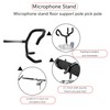 Metal Microphone Boompole Support Holder Audio Boom Pole Arm Stand