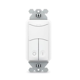 SENSORWORX SWX-852-2-WH Wireless Remote Light Switch Wall Station, Companion Switch for Multiway Light Control, 120-277V, Manual Operation, Quick Installation, Made in USA, 5-Year Warranty, White