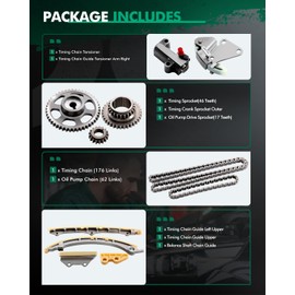 Engine Timing Chain Kit Sets Replaces For Acura ILX TSX For Honda for Accord Civic Crosstour CR-V 2.4L 2008 2009 2010 2011 2012 2013 2014 2015