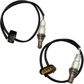 Superall 2Pcs 234-5075 234-4483 Upstream Downstream Oxygen O2 Sensor for 2012 2013 2014 2015 2016 2017 Fiat 500 1.4L L4 SOHC/Turbocharged SOHC Replace 68070689AA 68070702AB