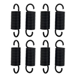 Racfenick 2 1/2 inch (64mm -Set of 8) Replacement Recliner Chair Spring Mechanism Furniture Bed Tension Springs Hook to Hook