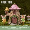 PRETMANNS Fairy Garden House Kit - Colorful Accessories, 7" House