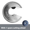 PLOWFAR 22mm Pipe Cutter Copper Pipe Slice Tube Cutter Zinc