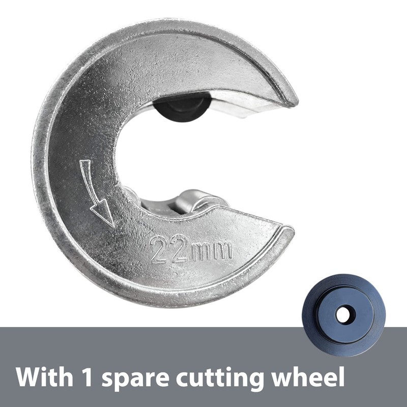 PLOWFAR 22mm Pipe Cutter Copper Pipe Slice Tube Cutter Zinc