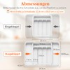 Lifewit Cutlery Tray for Drawers, Adjustable Plastic Organiser Kitchen Depth