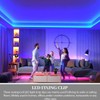 COYUN 50 Pieces Waterproof LED Strip Clips Holder for 12-14mm