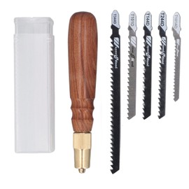 5 in 1 Model Craft Hand Saw Kit, with 5pcs High Carbon Steel Saw Blades, Mini Hand Saw Model Craft Tools for Handcrafted, Modeling