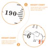 Alipis Animals Growth Height Wall Chart Canvas Measurement Hanging Wall