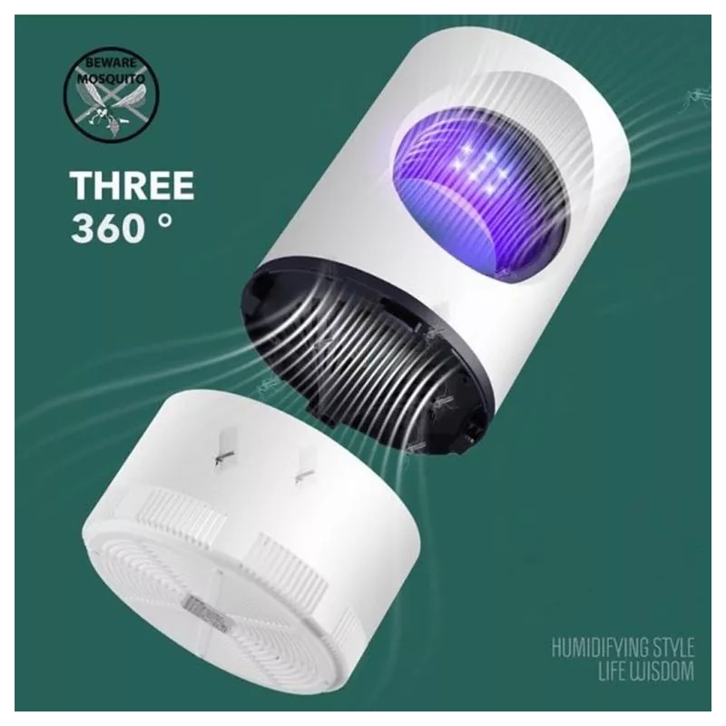 Ele-Gate 2 Piezas Lámparas Repelentes Mata Mosquitos Eléctrica Luz Uv