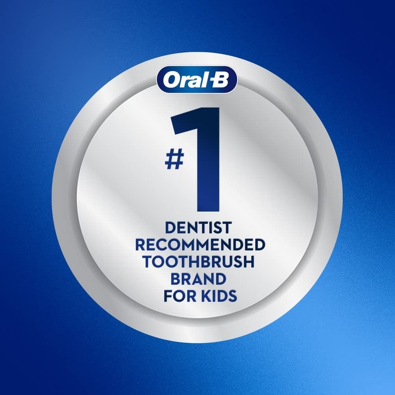 Oral-B Kids Electric Toothbrush with Sensitive Brush Head and Timer,