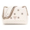 GUESS Everlee Convertible Xbody Flap Bag Cream White