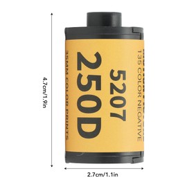 35 mm Film, Camera Colour Film Negative Film Colour Printing Film Professional Wide Exposure Range, ECN 2-Process Colour Printing Camera Film for 135 Camera (8 Poses)
