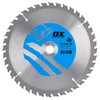 OX Wood Cutting Thin Kerf Circular Saw Blade 190/16mm, 40