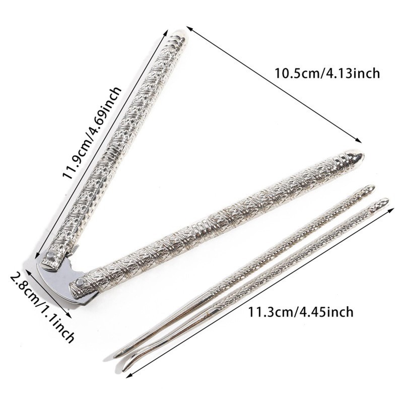 Fufuaicf Stainless Steel Nut Cracker Set for Nuts，3 Pcs Nutcracker