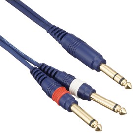 TRUE DYNA TRUE DYNA TD-50PSP Audio Converter Line Cable (5m Phone x 2/StPhone)