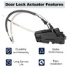zayody Rear Left Driver Side Door Lock Latch Actuator Assembly