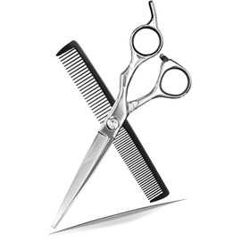 NAILGILRS Hair Cutting Scissors Shears - 6.7Inch Stainless Steel Barber Hairdressing Scissor with Fine Adjustment ScrewScissor, Professional Salon Barber Haircut Scissors for Man Woman Adults Kids